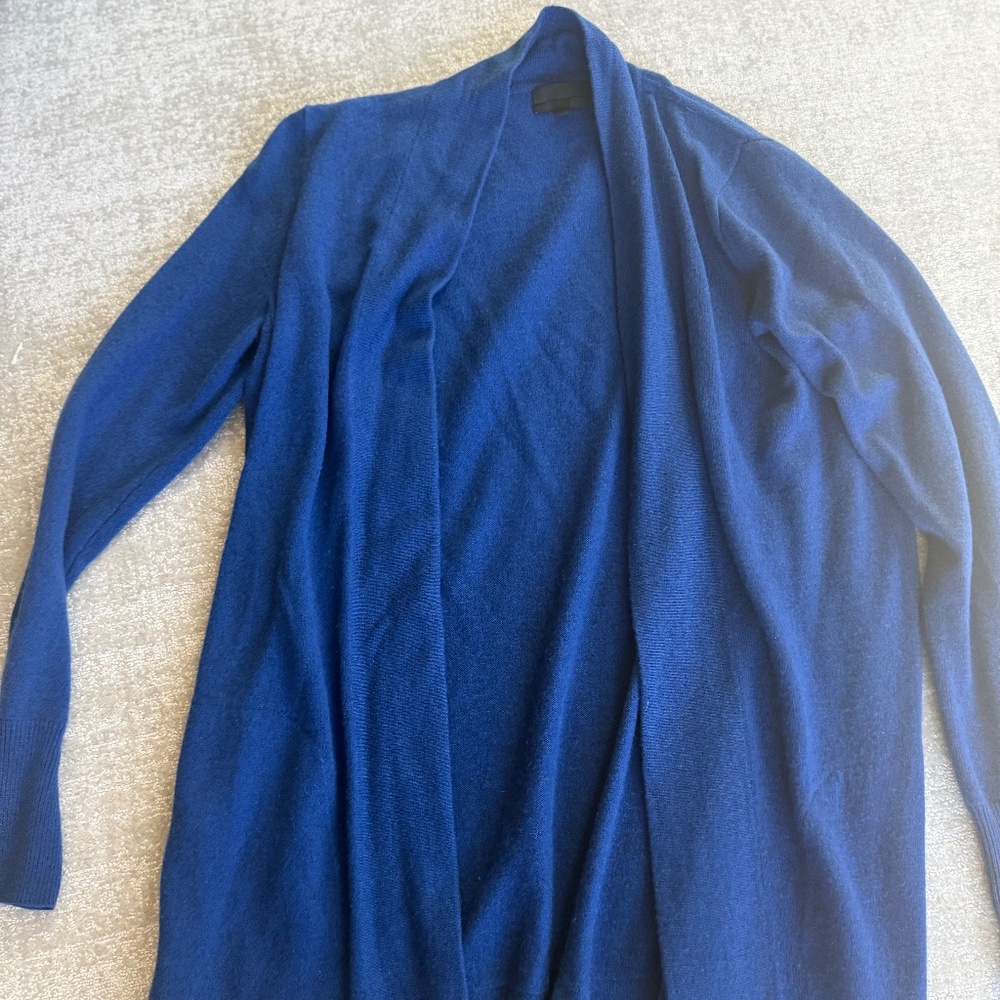 J Crew Collection Open Front Cashmere Cardigan